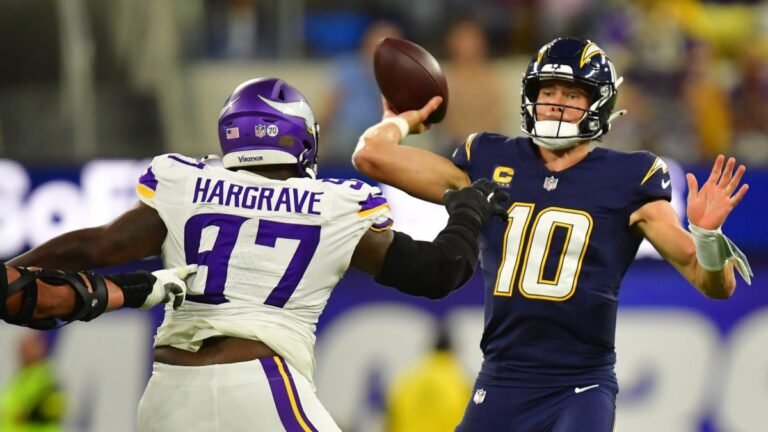 Victors, losers as Chargers thrashing Vikings 37-10 on TNF– NBC 5 Dallas-Fort Well Worth
